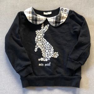 Japanese brand Mia Mail Printed Sweatshirt New